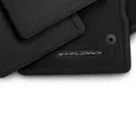 LB5Z7813300AF - Interior: 2024-2025 Ford Explorer - Carpeted Black Floor Mats - 4-Piece Set for Ford: Explorer Image