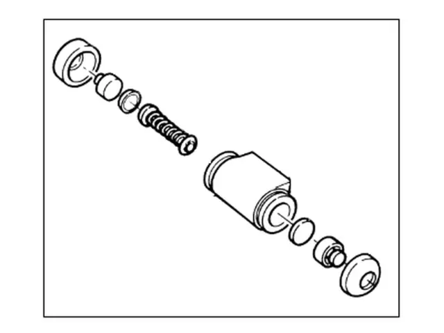 BRWC16 - : Cylinder Assembly - Rear Brake for Ford: Escort, EXP | Mercury: Lynx Image