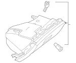 11768042007H52 - : Glove Box Assembly for Mercedes-Benz Image