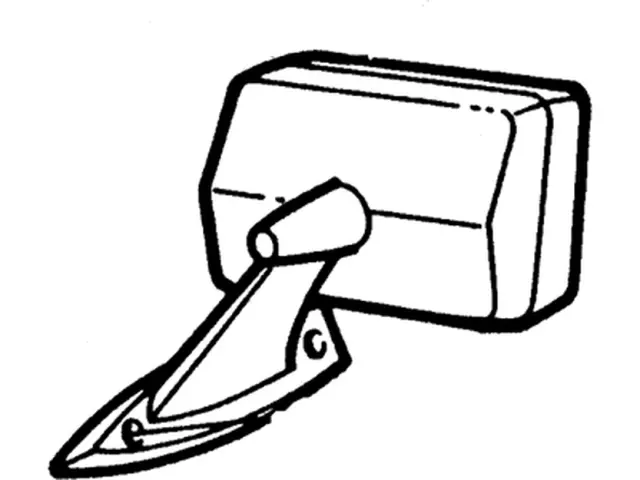 E3TZ17682C - Body: Mirror for Ford: Bronco, Bronco II, F-150, F-250, F-350, F-Super Duty, Ranger Image