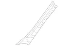 20769027257M35 - Body: Windshield Pillar Trim for Mercedes-Benz Image