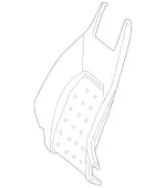 2079100316 - Driver Seat: Padding for Mercedes-Benz Image
