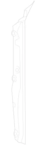 2238890000 - : Fender Gap Cover for Mercedes-Benz Image