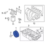 LX6Z6312A - : Crankshaft Pulley for Ford Image