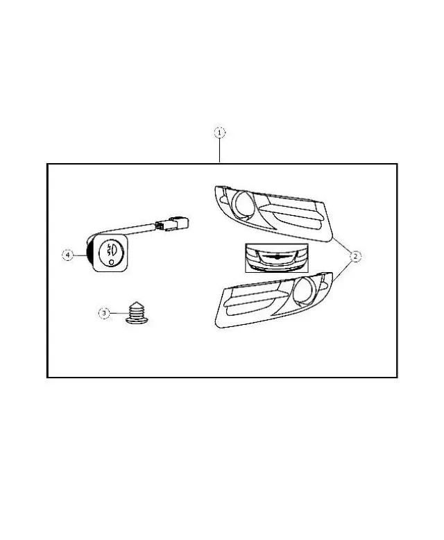 Fog Light Kit - Mopar (82209338)