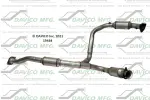 19464 - : Direct Fit Catalytic Converter for DAVICO CONVERTERS Image