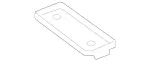 22291014121B88 - Body: Headrest Lower Cover for Mercedes-Benz Image