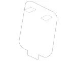 2218850026 - Attachment Parts: Flap for Mercedes-Benz Image