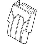 JL1Z7866600VB - : Cover Assembly Rear Seat Back for Ford Image