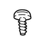 W507121S424 - Body: Overhead Console Retainer Screw for Ford Image