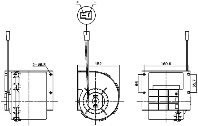 87613 - : Nissens HVAC Blower Motor Assembly for NISSENS Image