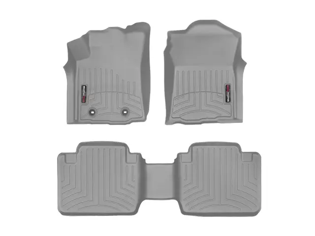 468721460215 - : Grey FloorLiner™ DigitalFit®, Front &amp; 2nd Row for WeatherTech Image