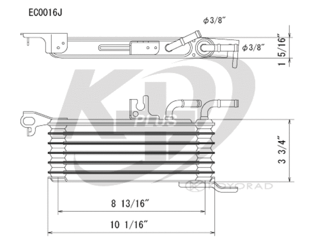 EC0016 - Cooling Systems: Koyorad Automatic Transmission Oil Cooler for Koyo Image