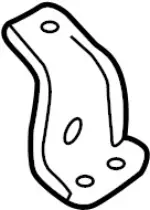 165886KA0B - : Air Cleaner Assembly Bracket for Infiniti Image