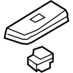 7T4Z7822634BA - Body: Switch Bezel for FORD Image