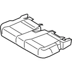 HK4Z9963804AAP - Body: Cushion Cover for Ford: Transit-150, Transit-250, Transit-350, Transit-350 HD Image