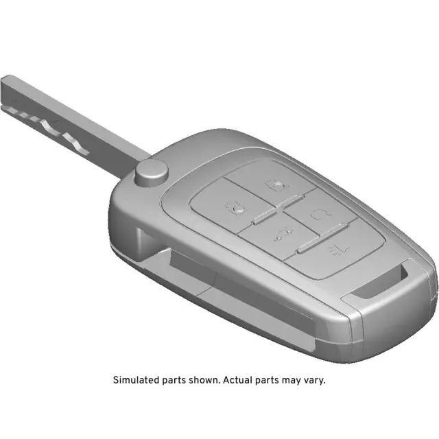 13501514 - : Folding Door Lock and Ignition Lock Key for GMC: Terrain Image