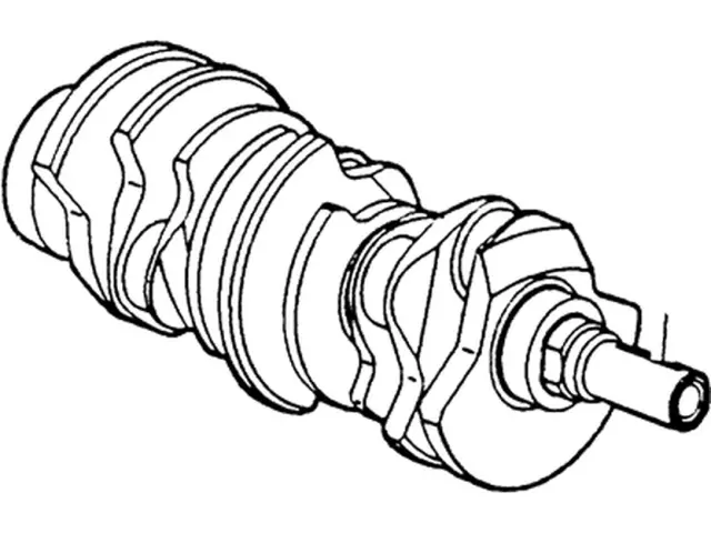 2F1Z6303AA - Engine: Crankshaft for Ford: Ranger, Taurus | Mercury: Sable Image