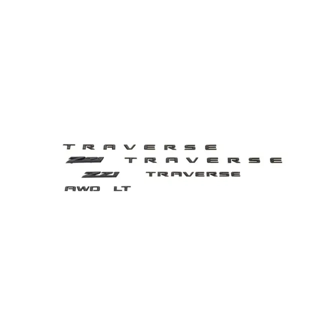 26504546 - Exterior: Traverse Emblems - Black for Chevrolet: Traverse Image