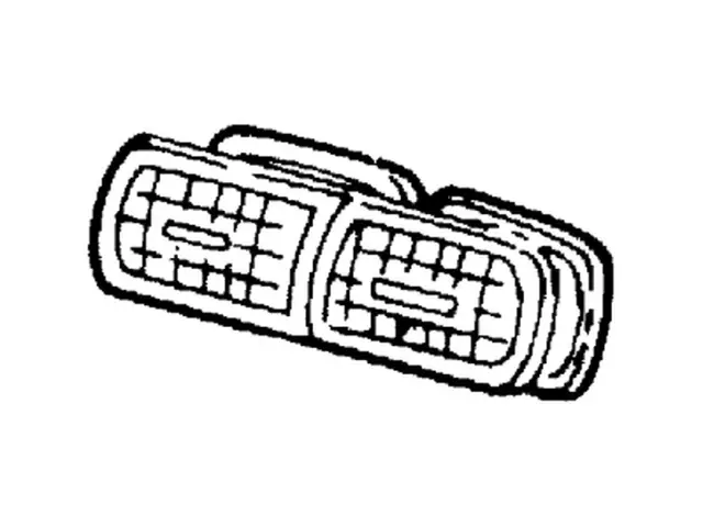 1F1Z19893CAA - Body: Air Vent Grille for Ford: Taurus | Mercury: Sable Image