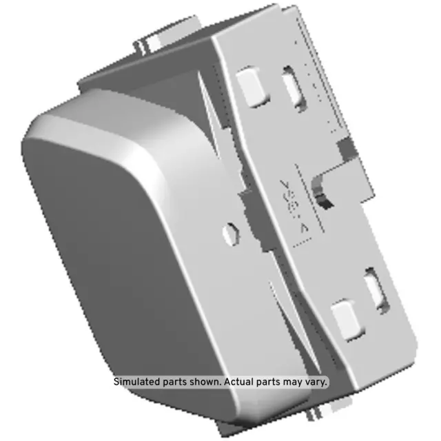 84672418 - : Black Carbon Passenger Side Door Lock Switch for GM Image