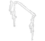 2125052230 - Radiator: Air Ducting for Radiator for Mercedes-Benz Image