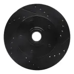 63347004R - : DFC Brake Rotor - Drilled and Slotted - Black for DYNAMIC FRICTION Image
