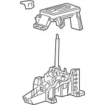 AL7Z7210AB - Body: Shifter for Lincoln: Navigator Image
