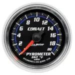 6145 - : GAUGE, PYROMETER (EGT), 2 1/16", 2000?F, DIGITAL STEPPER MOTOR, COBALT for AutoMeter Image
