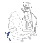 7L1Z78613D99AE - Electrical: Buckle for Ford: Expedition | Lincoln: Navigator Image