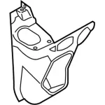 CK4Z6113562AD - Body: Finish Panel for Ford: Transit-150, Transit-250, Transit-350, Transit-350 HD Image