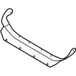 8C3Z8327A - Body: Air Deflector for Ford: F-250 Super Duty, F-350 Super Duty, F-450 Super Duty Image