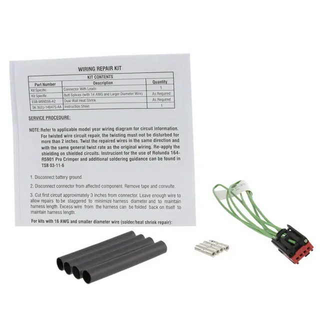 3U2Z14S411KYD - : Wire Assembly for Ford Image