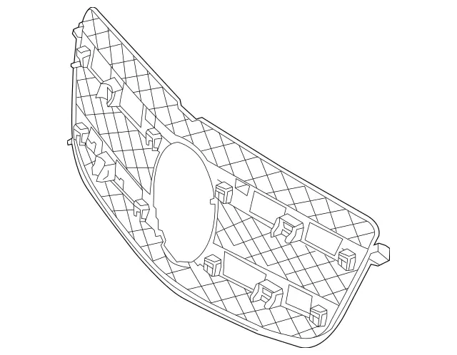 1668850054 - Detachable Parts: Protective Grille for Mercedes-Benz: GL350, GL450, GL550, GL63 AMG, GLS350d, GLS450, GLS550, GLS63 AMG Image image