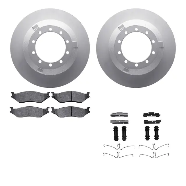 421299163 - : DFC GEOSPEC Coated Rotor- HD Brake Pad - Hardware for DYNAMIC FRICTION Image