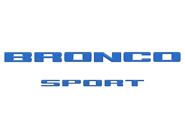 VN1PZ9942528BC - Exterior: Lift-Gate Lettering - Velocity Blue for Ford: Bronco Sport Image