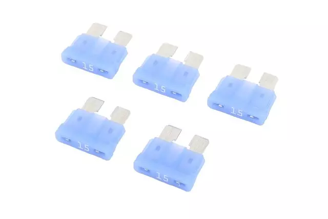 12004008 - Electrical: Automotive Fuse for Buick: Enclave, Encore, Encore GX, Envision, Envista, Regal Sportback, Regal TourX | Cadillac: CT4, CT5, CT6, Escalade, Escalade ESV, LYRIQ, XT4, XT5, XT6 | Chevrolet: Blazer, Blazer EV, Bolt EUV, Bolt EV, Camaro, Colorado, Corvette, Equinox, Equinox EV, Express 2500, Express 3500, Impala, Malibu, Silverado 1500, Silverado 1500 LD, Silverado 1500 LTD, Silverado 2500 HD, Silverado 3500 HD, Silverado EV, Sonic, Spark, Suburban, Suburban 3500 HD, Tahoe, Trailblazer, Traverse, Traverse Limited, Trax | GMC: Acadia, Canyon, Hummer EV Pickup, Hummer EV SUV, Savana 2500, Savana 3500, Sierra 1500, Sierra 1500 Limited, Sierra 2500 HD, Sierra 3500 HD, Terrain, Yukon, Yukon XL Image