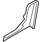 JL1Z7863388AAZ - Body: End Cover for Ford: Expedition | Lincoln: Navigator Image