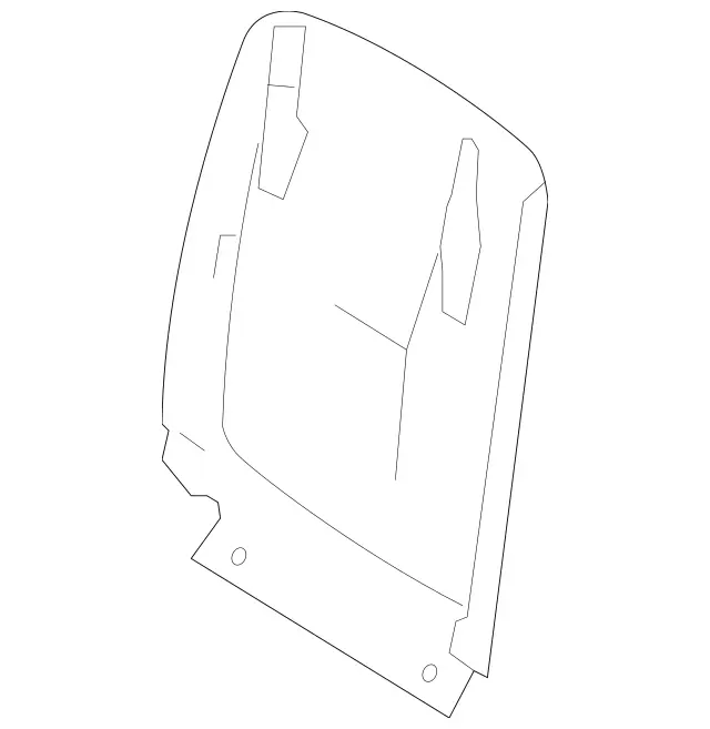 25191004397G29 - Body: Seat Back Panel for Mercedes-Benz Image