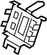 68117EJ70A - Body: Center Bracket for Infiniti Image