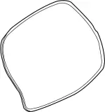 90830CG000 - Body: Weatherstrip for INFINITI: FX35, FX45 Image