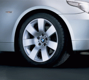 36116760616 - Suspension: Wheel, Alloy for BMW: 525i, 525xi, 528i, 528xi, 530i, 530xi, 535i, 535xi, 545i, 550i, M5 Image