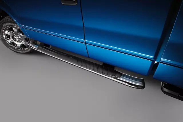 9L3Z16450GA - : Step Bars 5in Black Aluminum - Crew Cab for Ford: F-150 Image