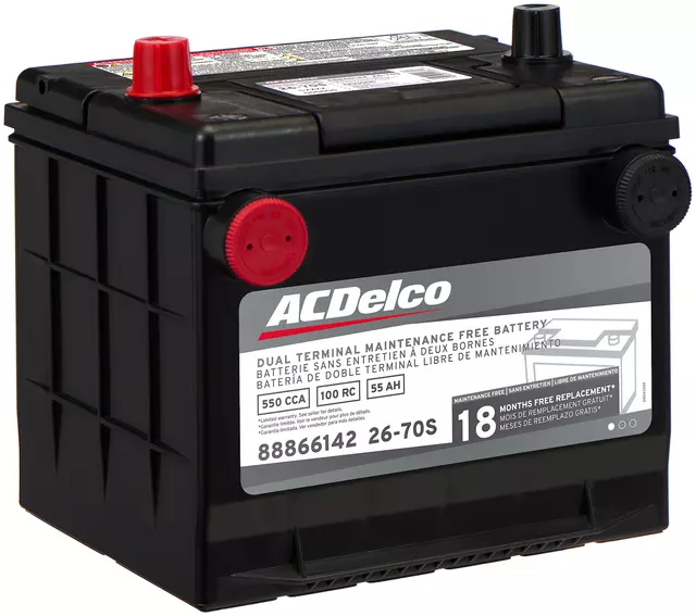 18 Month Warranty Dual Terminal BCI Group 70DT Battery - ACDelco (26-70S)