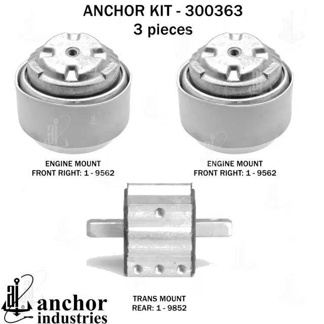 300363 - Engines &amp; Components: Anchor Engine Mount Kit for Anchor Image