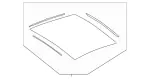 2237802100 - : Sliding Sunroof Panel for Mercedes-Benz Image