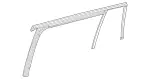 2477354300 - : Window Guide Rail for Mercedes-Benz Image