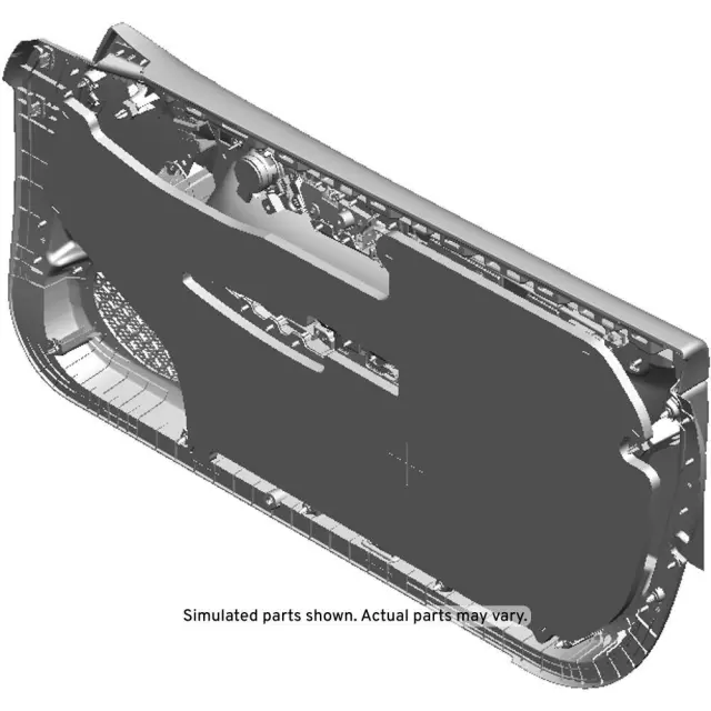 84297266 - : Front Driver Side Door Interior Trim Panel-MORELLO RED for GM Image