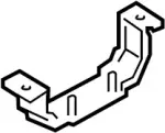 9699060U00 - Body: Rear Console Front Bracket for INFINITI: Q45 Image