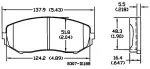 13050946 - : Disc Brake Pad Set for OmniParts Image